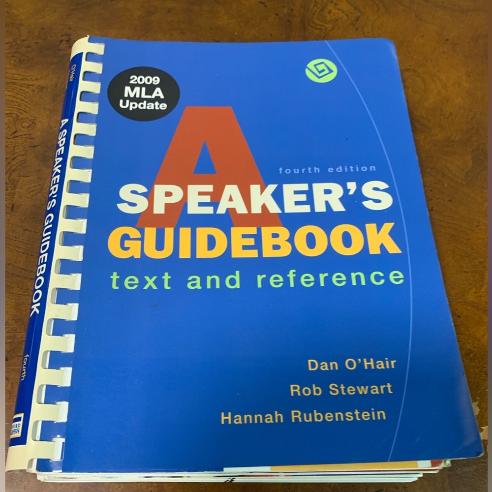 A Speaker's Guidebook with A Text and Reference